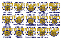 Load image into Gallery viewer, CUSTOMIZABLE Vintage Marion Wildcats Shirt
