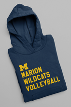 Load image into Gallery viewer, CUSTOMIZABLE M Marion Wildcats Hoodie
