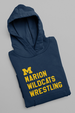 Load image into Gallery viewer, CUSTOMIZABLE M Marion Wildcats Hoodie
