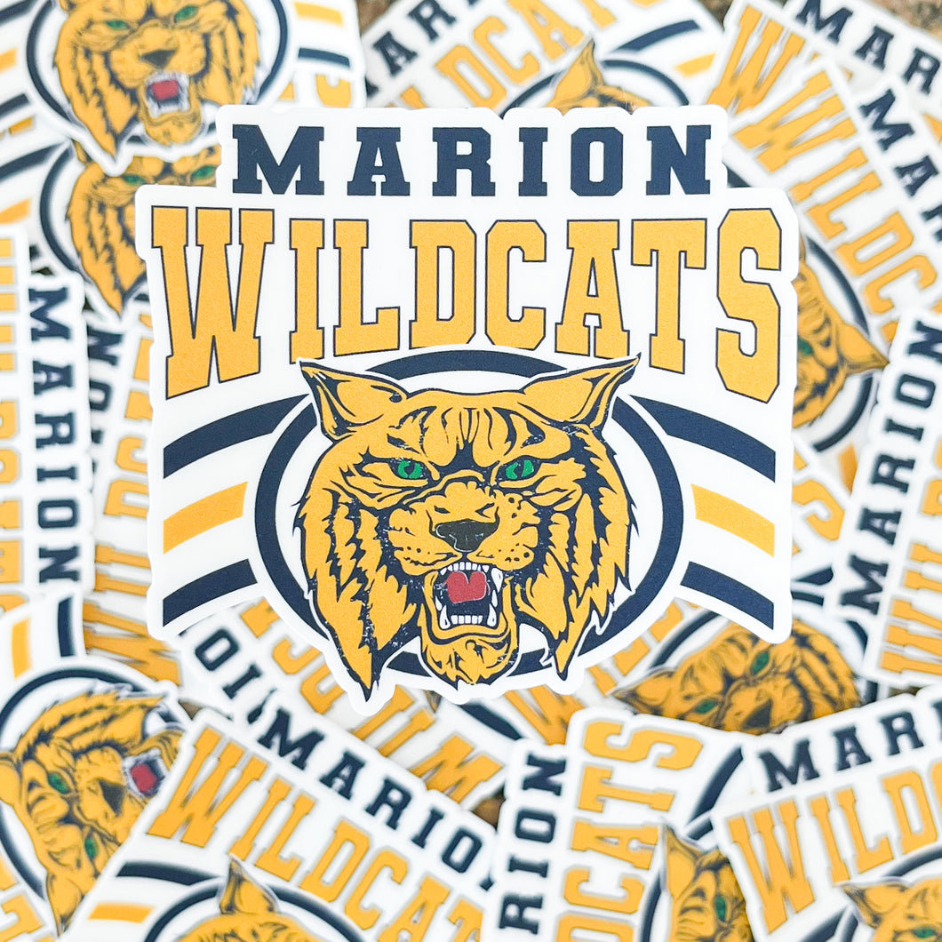 Marion Wildcats Vinyl Sticker