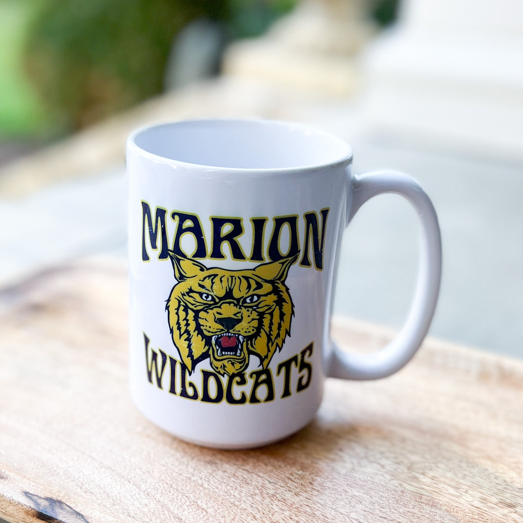 Marion Wildcats Vintage Mug