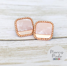 Load image into Gallery viewer, Pink Stone Studs

