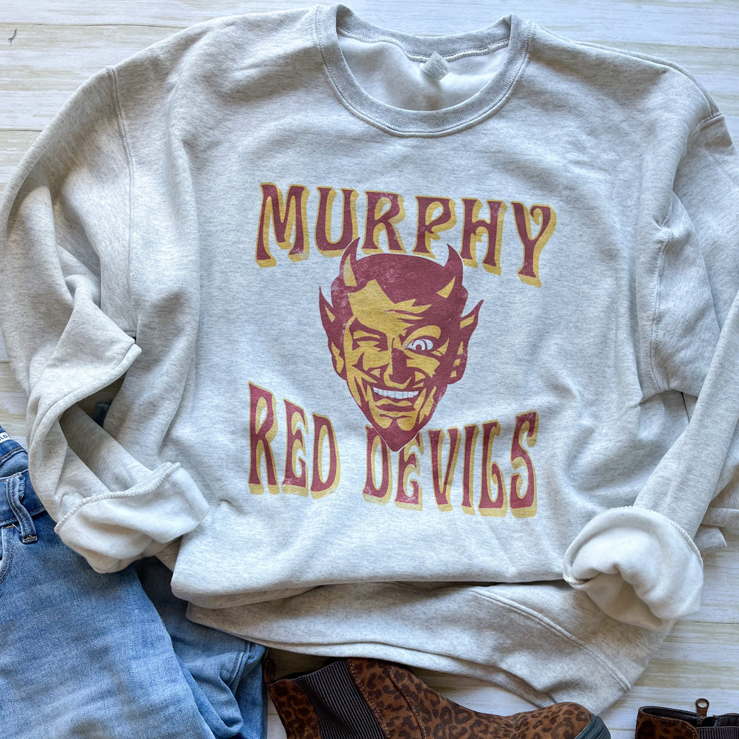 Murphy Red Devils Vintage Tee & Sweatshirt