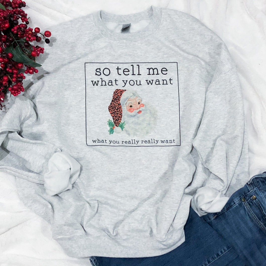 What You Really Really Want