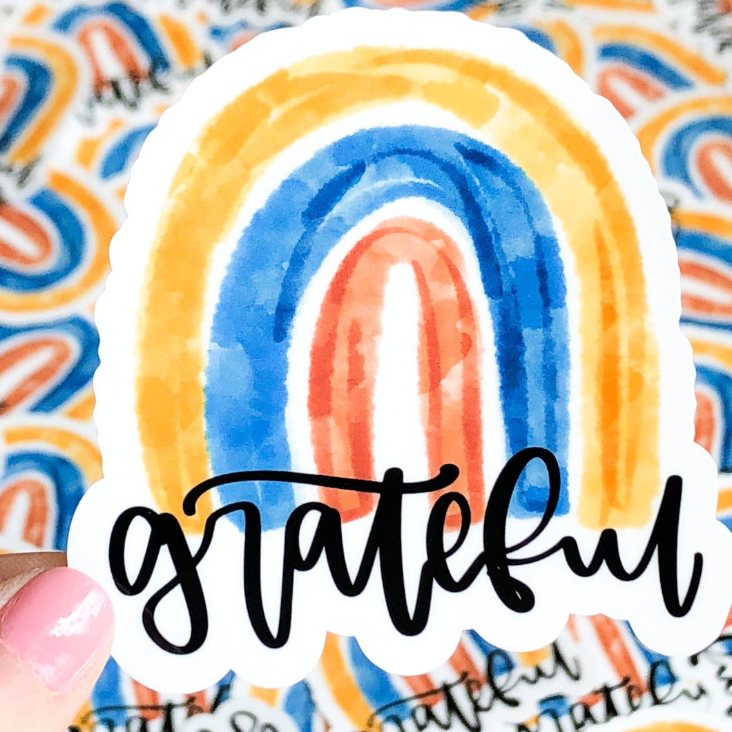 Grateful Vinyl Sticker