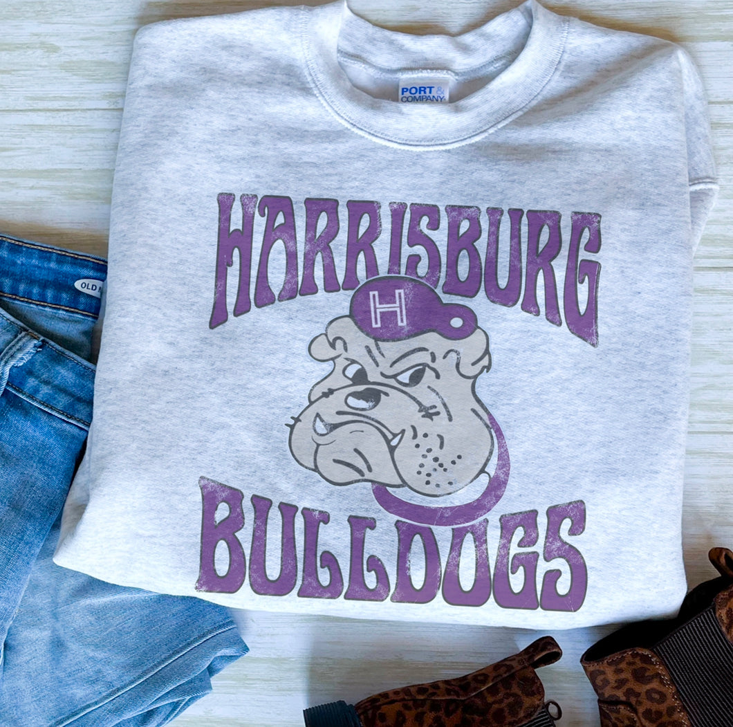 Harrisburg Bulldogs Vintage Tee & Sweatshirt