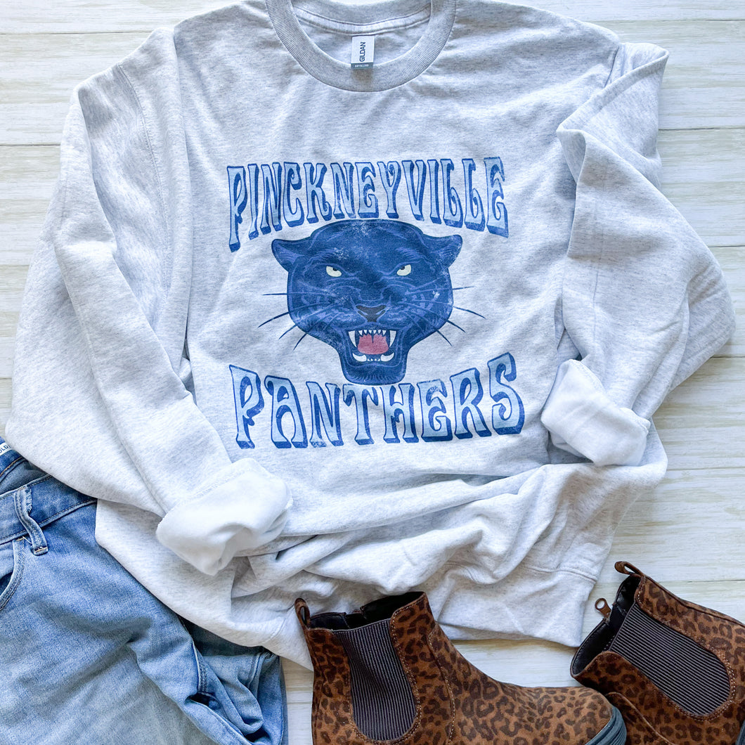 Pinckneyville Panthers Vintage Tee & Sweatshirt