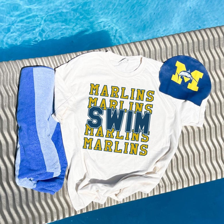 Marlins Swim Comfort Colors Tee